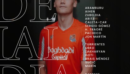 皇家社会战瓦伦西亚大名单：奥亚萨瓦尔、久保建英领衔